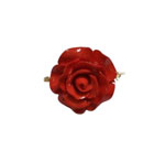 Broche de Mantoncillo Flamenco en forma de Rosa. Rojo 4.959€ #50639BR0001
